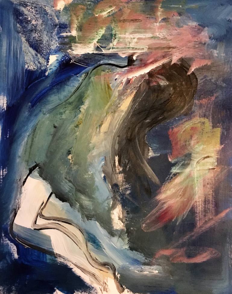 770x974 Saatchi Art The Drowning Girl Painting By Emma Visca - Drowning Girl Painting