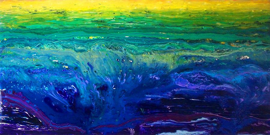 900x450 Drowning Sorrows Painting By Desiree Soule - Drowning Painting