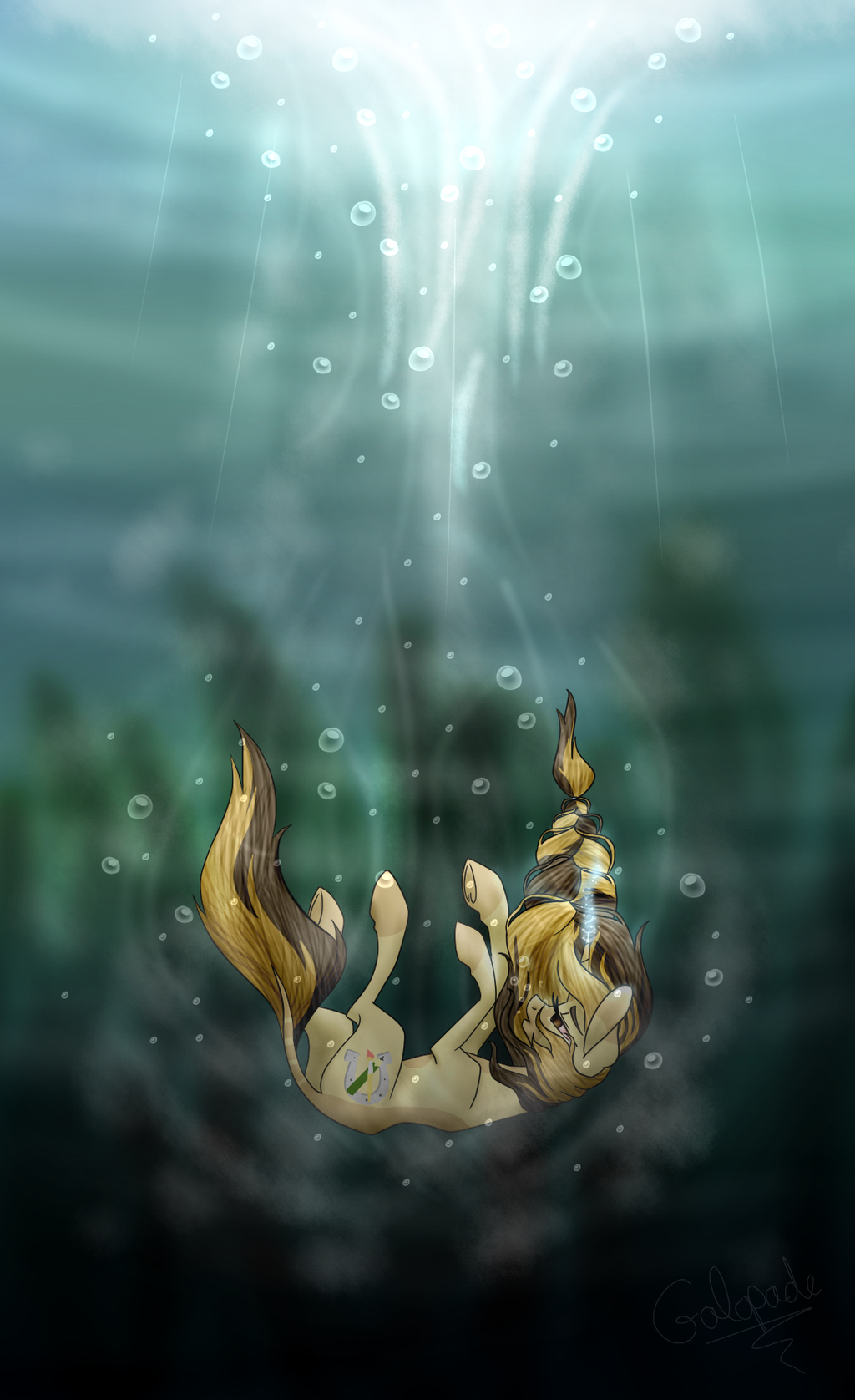 1024x1676 Mlp - Drowning Painting