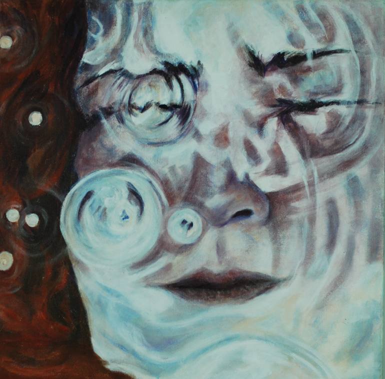 770x758 Saatchi Art Drowning Painting By Yvonne Bogers Kreffer - Drowning Painting