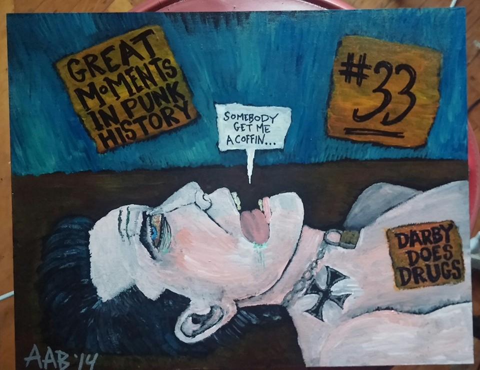 960x741 Great Moments In Punk History - Drugs Painting
