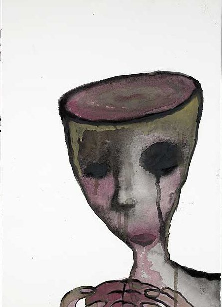 443x612 Painting I Don'T Like The Drugs By Marilyn Manson - Drugs Painting