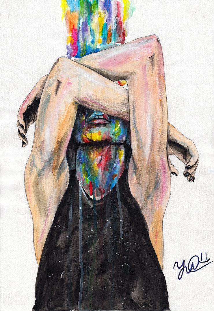 741x1077 Shy By Sasha Drug - Drugs Painting