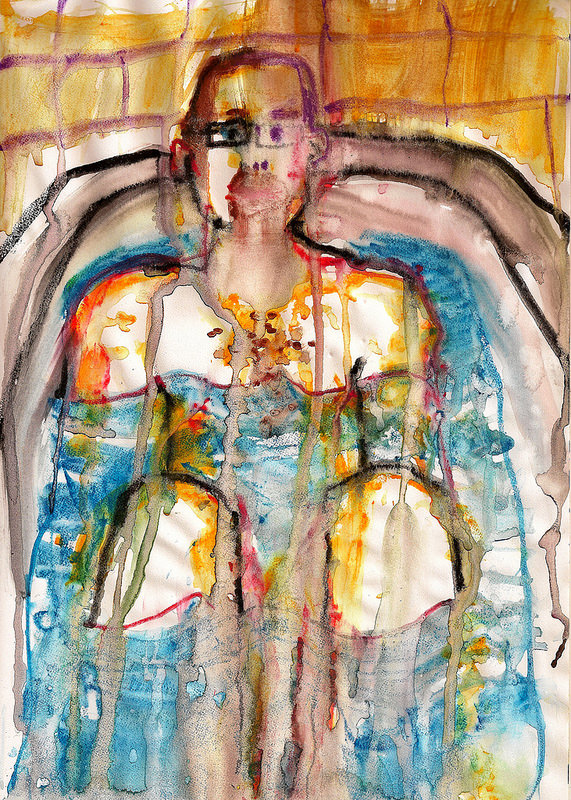 571x800 Bryan Lewis Saunders - Drugs Painting