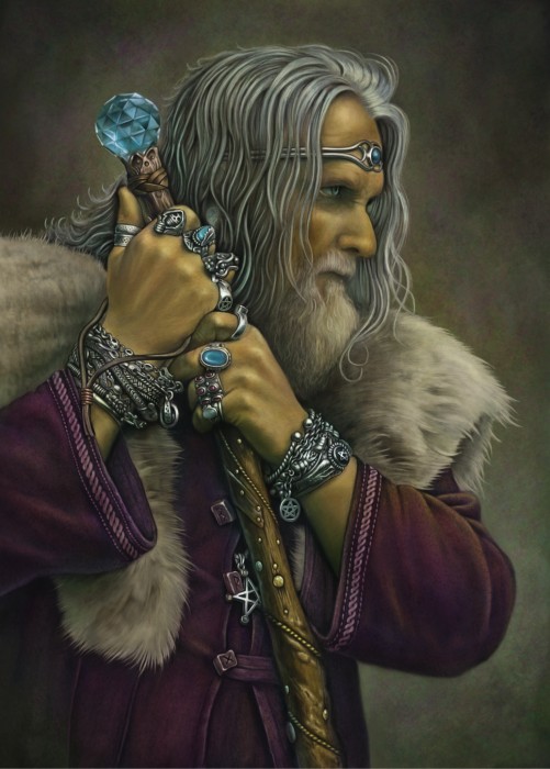 501x700 Pagandruid Art Print - Druid Painting