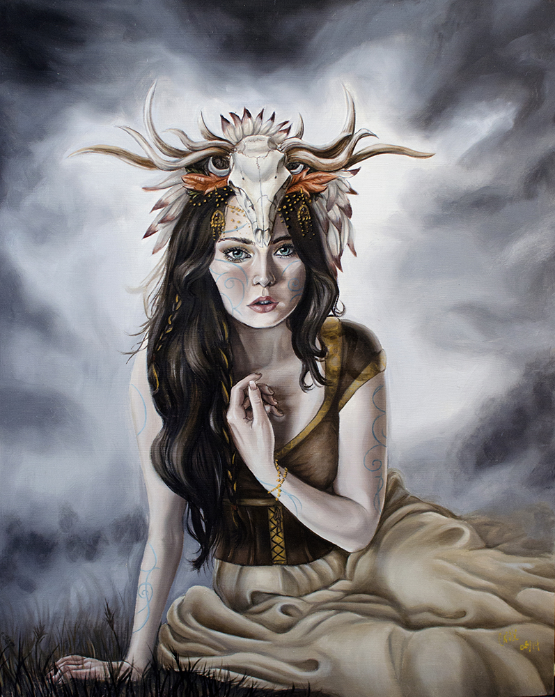 797x1000 Storm Of Dornoll Druid Painting Complete! Plantiebee - Druid Painting