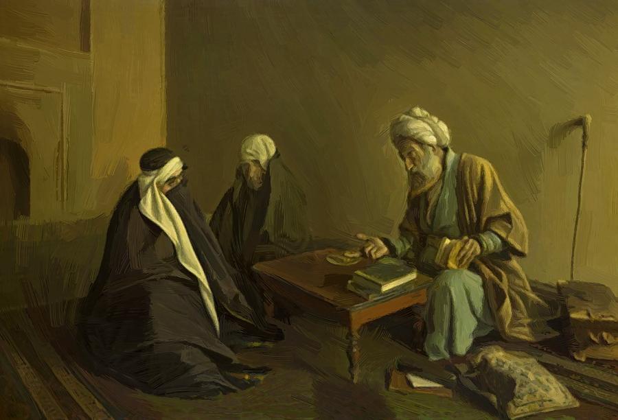 900x612 The Druid Painting By Kamalolmulk - Druid Painting