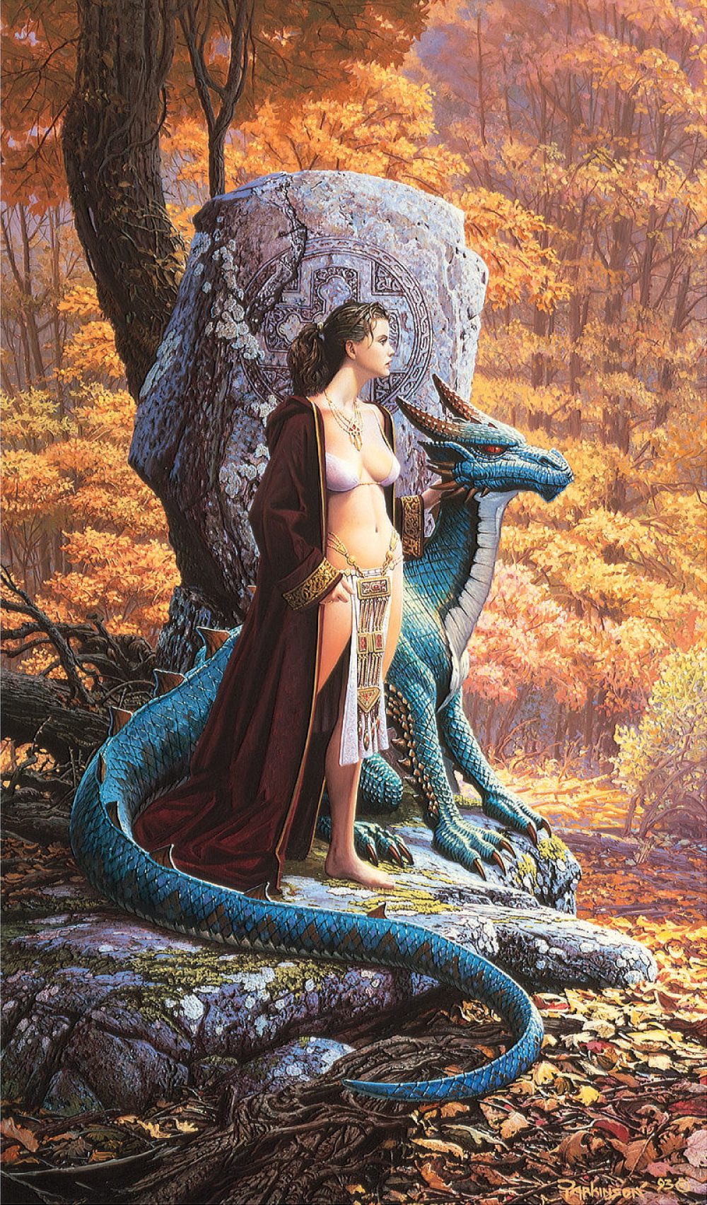 1000x1705 The Druid Stone (Giclee) - Druid Painting