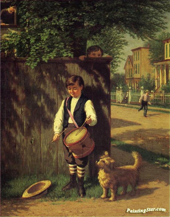 563x720 Little Drummer Boy Artwork By Samuel S. Carr Oil Painting Amp Art - Drummer Boy Painting
