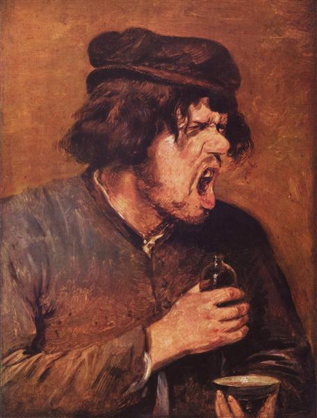 456x600 The Bitter Drunk, C.1630 - Drunk Painting