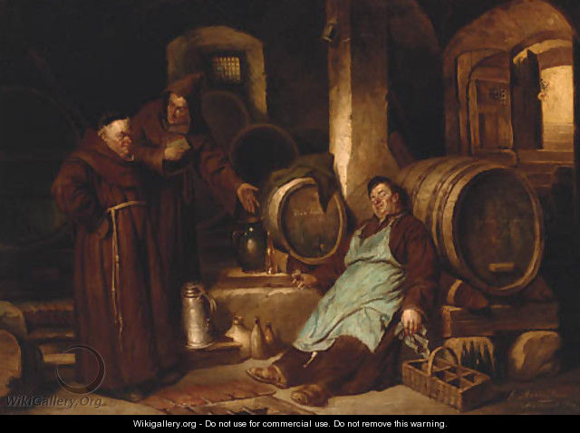 640x478 The Drunken Monk - Drunk Painting