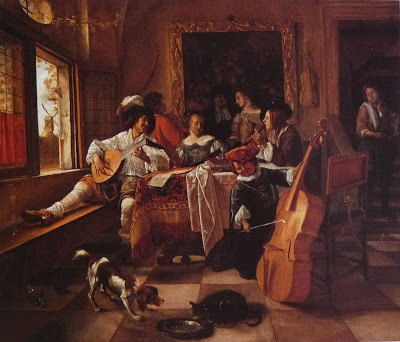 400x342 Cultchas Jan Steen Master Painter Of Fun And Rowdy Times - Drunkard Painting