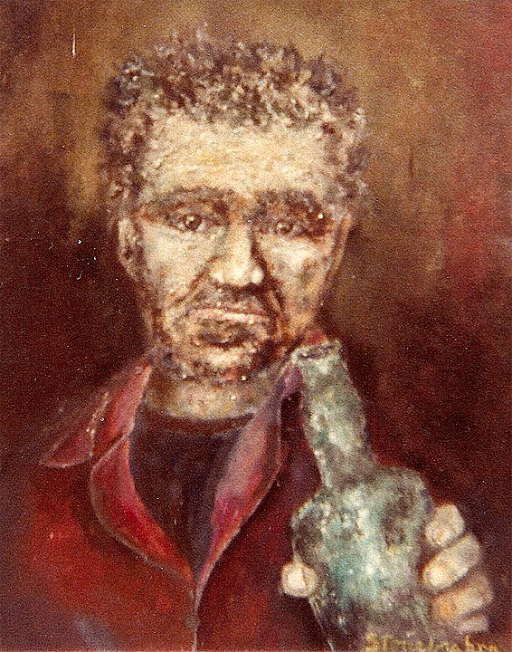 566x720 Art By Bob Stonebraker, Sober Artist - Drunkard Painting