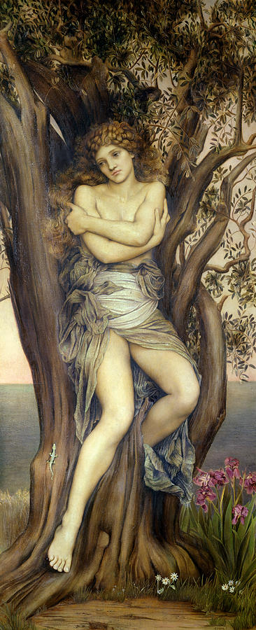 366x900 The Dryad Painting By Evelyn De Morgan - Dryad Painting