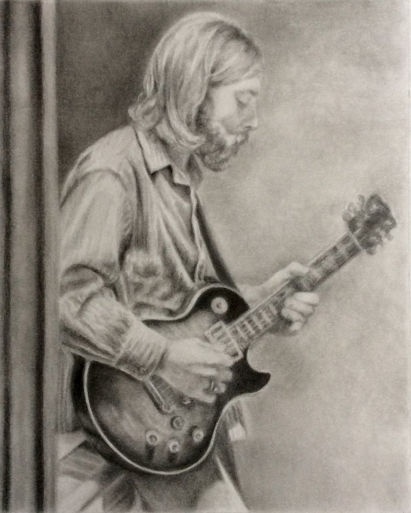 800x998 Duane Allman By Cresynchro - Duane Allman Painting
