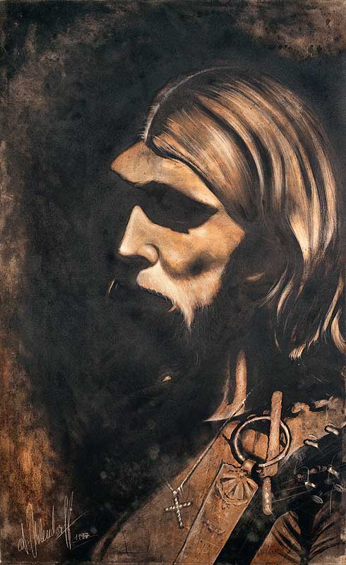 490x800 Duane Allman Ole Ohlendorff - Duane Allman Painting