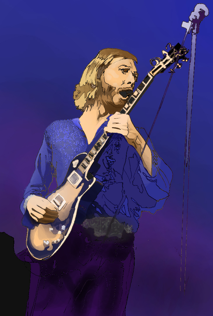 731x1083 Duane Allman By Jbeverlygreene - Duane Allman Painting