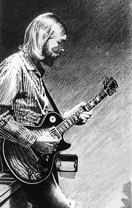 450x711 Drawings - Duane Allman Painting