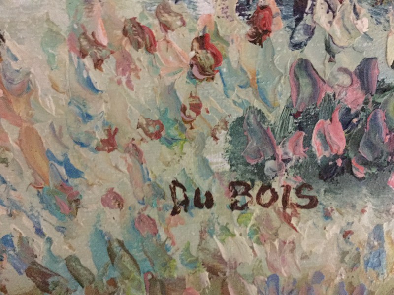 800x600 Estate Oil Painting Possibly Guy Pene' Du Bois Antique Appraisal - Dubois Painting