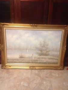 225x300 Henri Du Bois Painting Large Framed Ebay - Dubois Painting Values