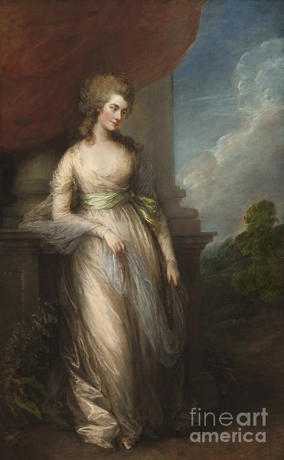 556x900 Georgiana, Duchess Of Devonshire Painting By Thomas Gainsborough - Duchess Of Devonshire Painting