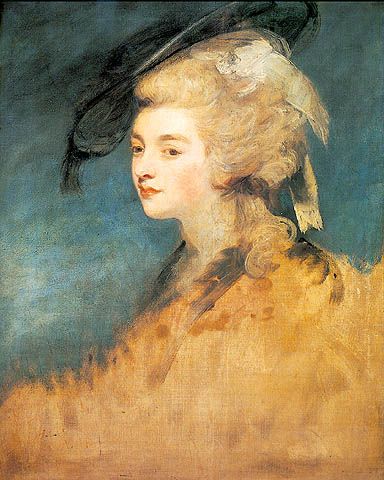 384x480 Portrait Of Georgiana Spencer, Duchess Of Devonshire Painting - Duchess Of Devonshire Painting