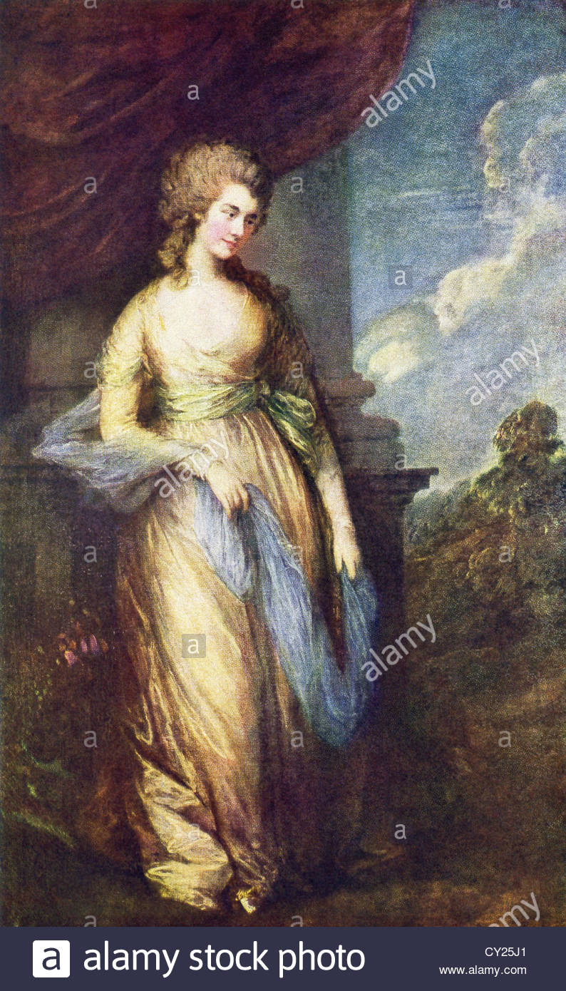 794x1390 This Painting, Titled Duchess Of Devonshire, Is Considered To Be - Duchess Of Devonshire Painting