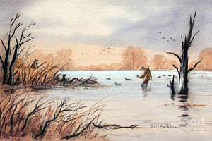 300x200 Duck Hunting Paintings Fine Art America - Duck Hunting Painting