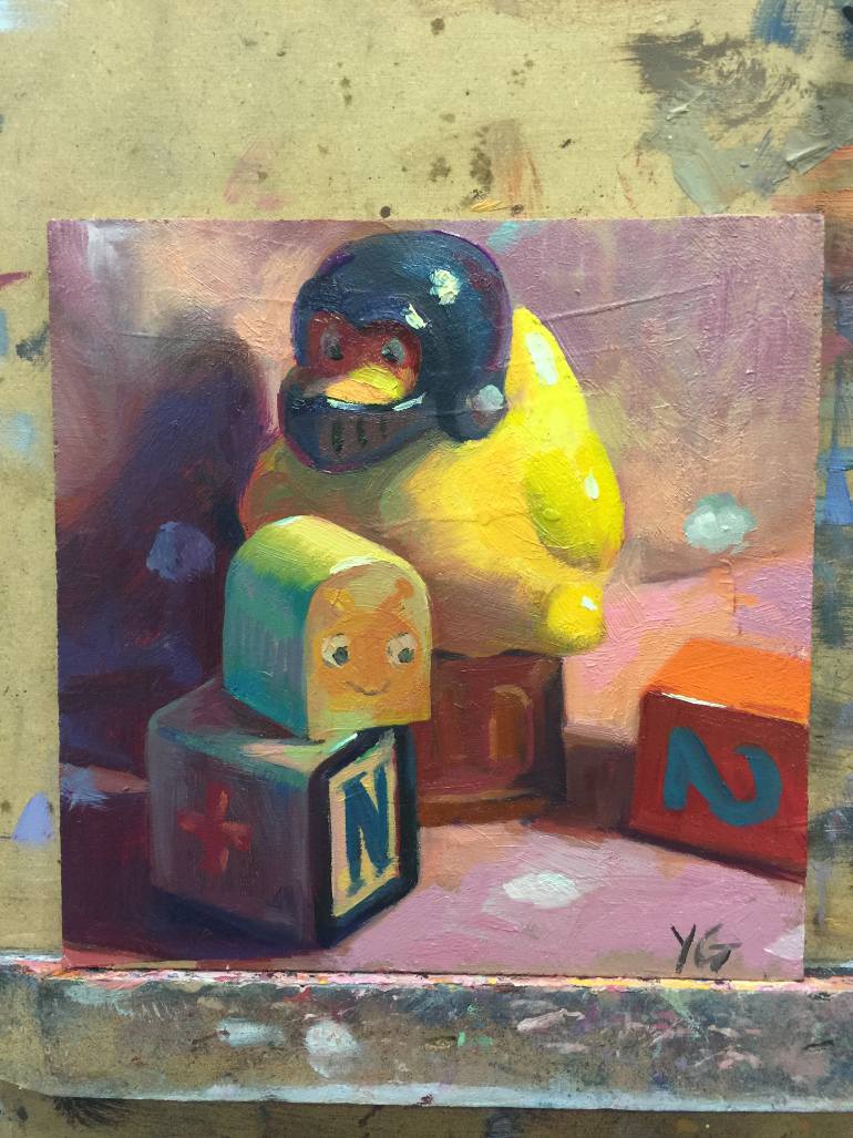 770x1027 Saatchi Art Duck Painting By Xie Yige - Duck Painting Images