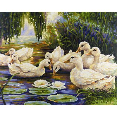 400x400 Painting By Numbers Schipper - Duck Pond Painting