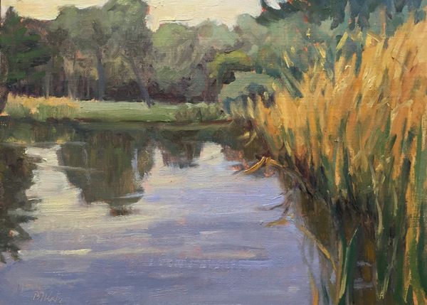 600x429 The Duck Pond (2) Bruce Katz Studio - Duck Pond Painting