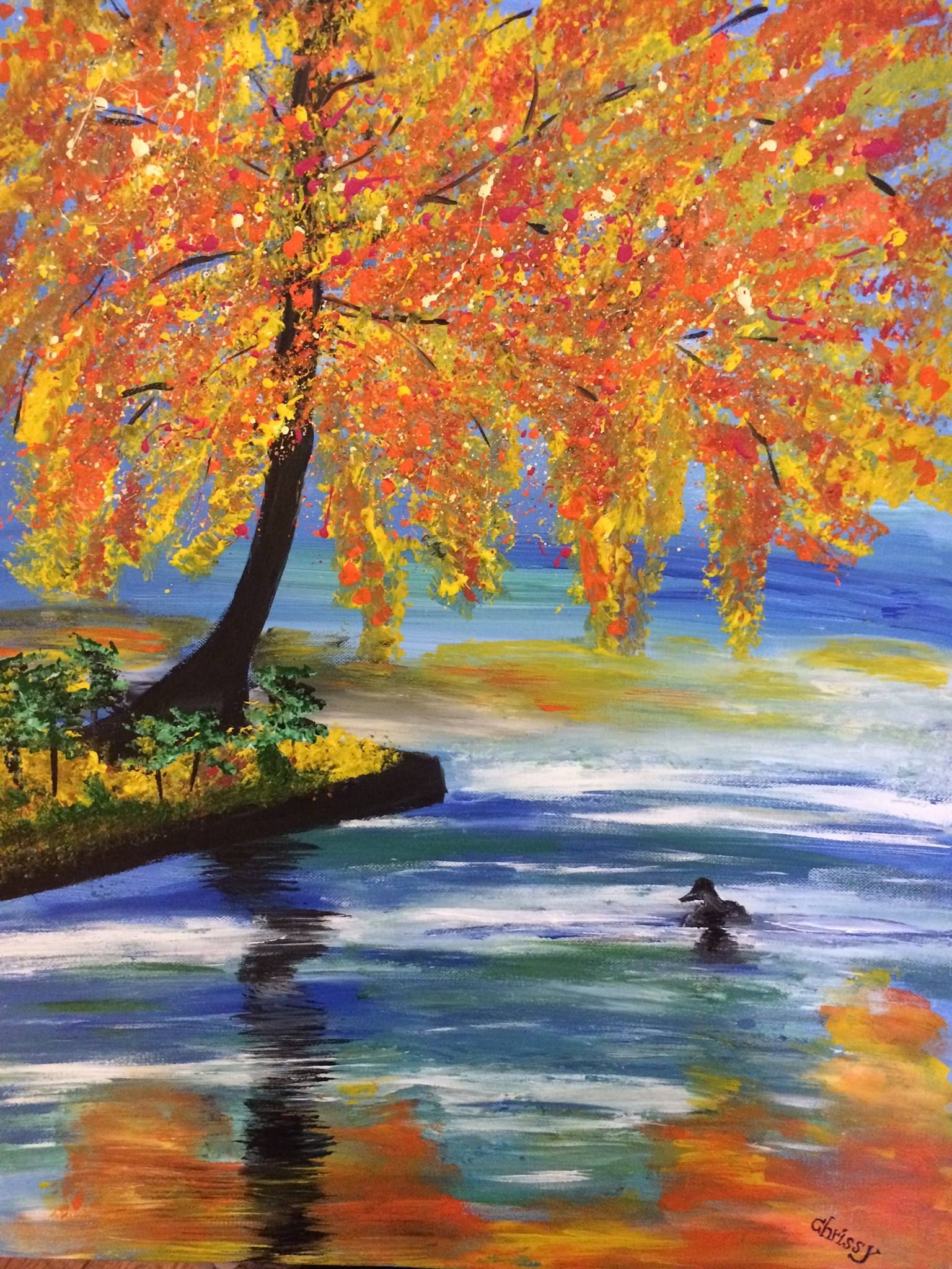 1536x2048 Duck Pond - Duck Pond Painting