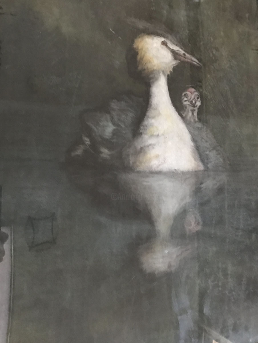 904x1200 Duck And Duckling (Krirad) - Duckling Painting