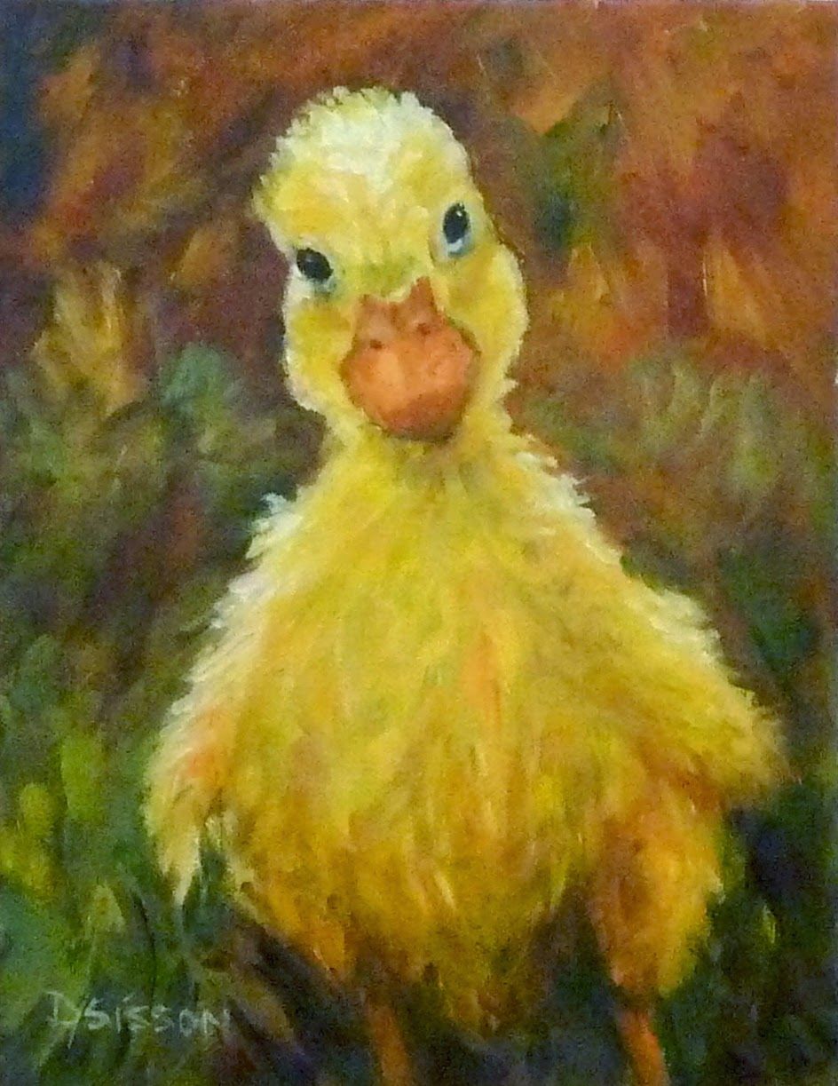 944x1223 Spring Duckling Oil On Canvas, 9 X 7. Just In Time For Easter - Duckling Painting