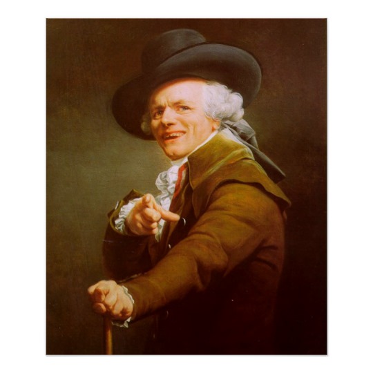 540x540 Joseph Ducreux Self Portrait Poster - Ducreux Painting