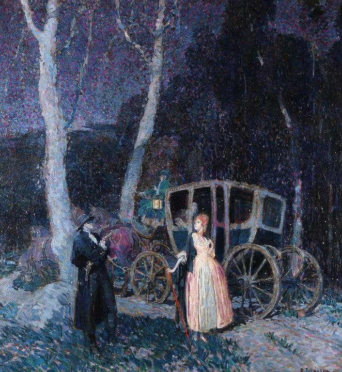 706x768 Henry Soulen - Duel Painting