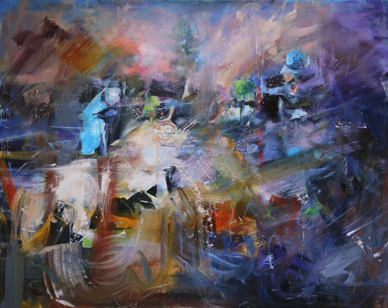 770x611 Saatchi Art Duel Painting By Simon Boyd - Duel Painting
