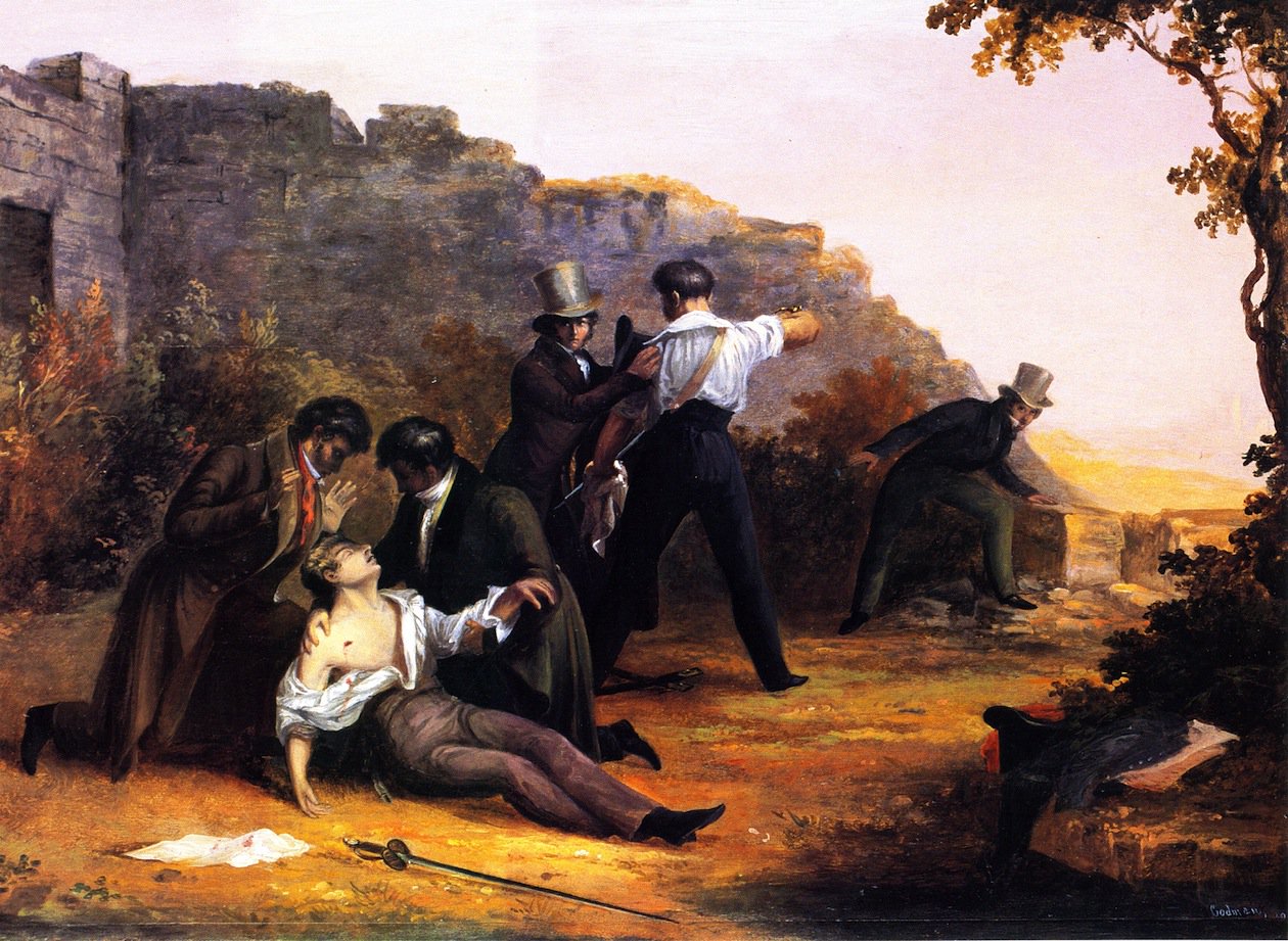 1260x921 The Duel Painting Charles Codman Oil Paintings - Duel Painting