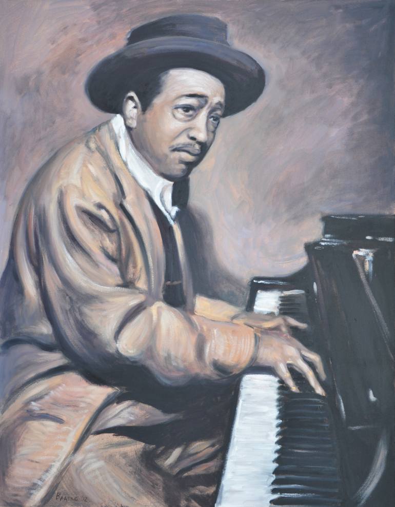 770x989 Saatchi Art Portrait Of Duke Ellington Painting By Vladimir I - Duke Ellington Painting