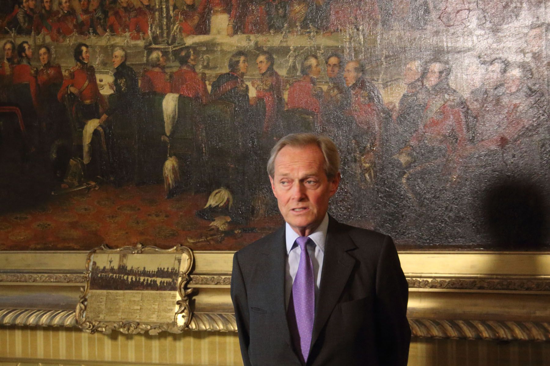 1800x1200 Charles Wellesley, 9th Duke Wellington Standing In Front - Duke Of Wellington Painting