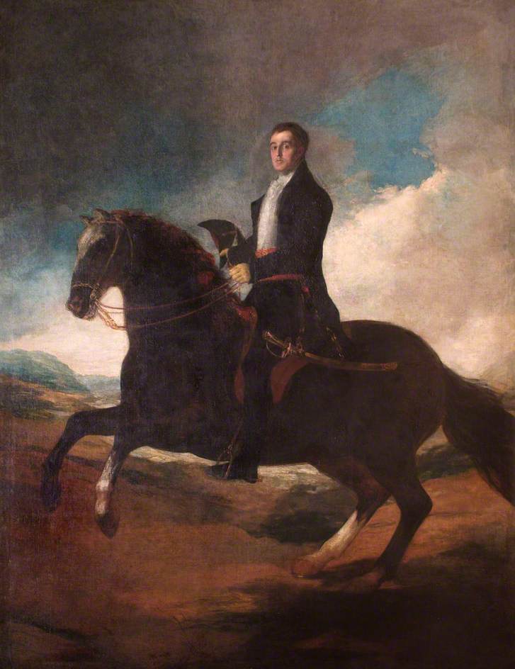 727x944 Equestrian Portrait Of The 1st Duke Of Wellington Art Uk - Duke Of Wellington Painting