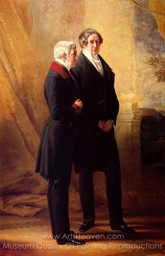 527x820 Reproduction Painting Franz Xavier Winterhalter Arthur Wellesley - Duke Of Wellington Painting