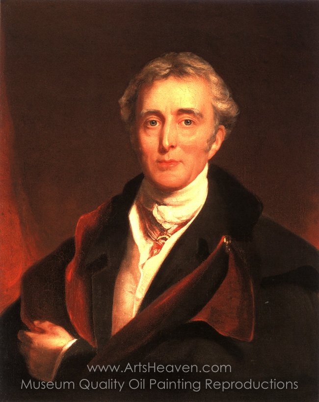 650x820 Reproduction Painting Sir Thomas Lawrence Portrait The Duke - Duke Of Wellington Painting