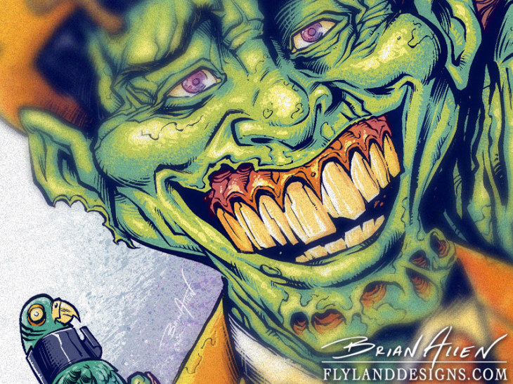 730x547 Dumb And Dumber Gets Dead And Deader In Fan Art Tribute Strange - Dumb And Dumber Painting