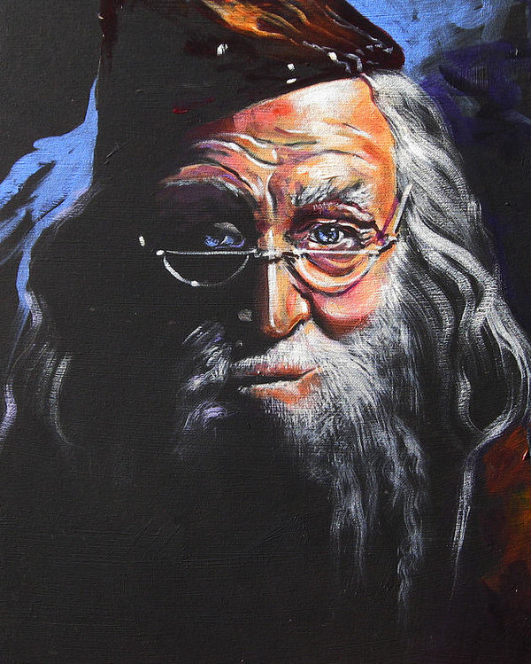 600x749 Dumbledore Poster By Jean Alexander - Dumbledore Painting