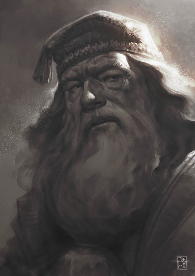 679x960 Dumbledore By Antonio De Luca Harry Potter Artwork - Dumbledore Painting