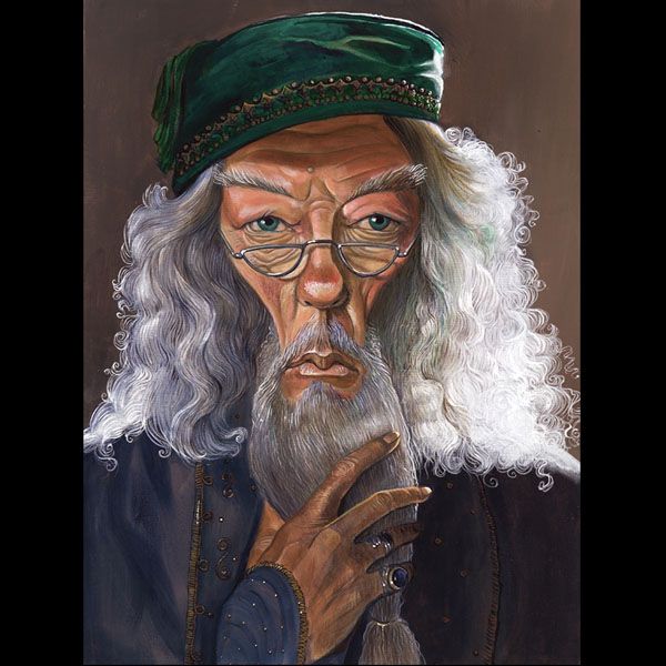 600x600 Amazing Dumbledore Painting Teaching Harry Harry - Dumbledore Painting