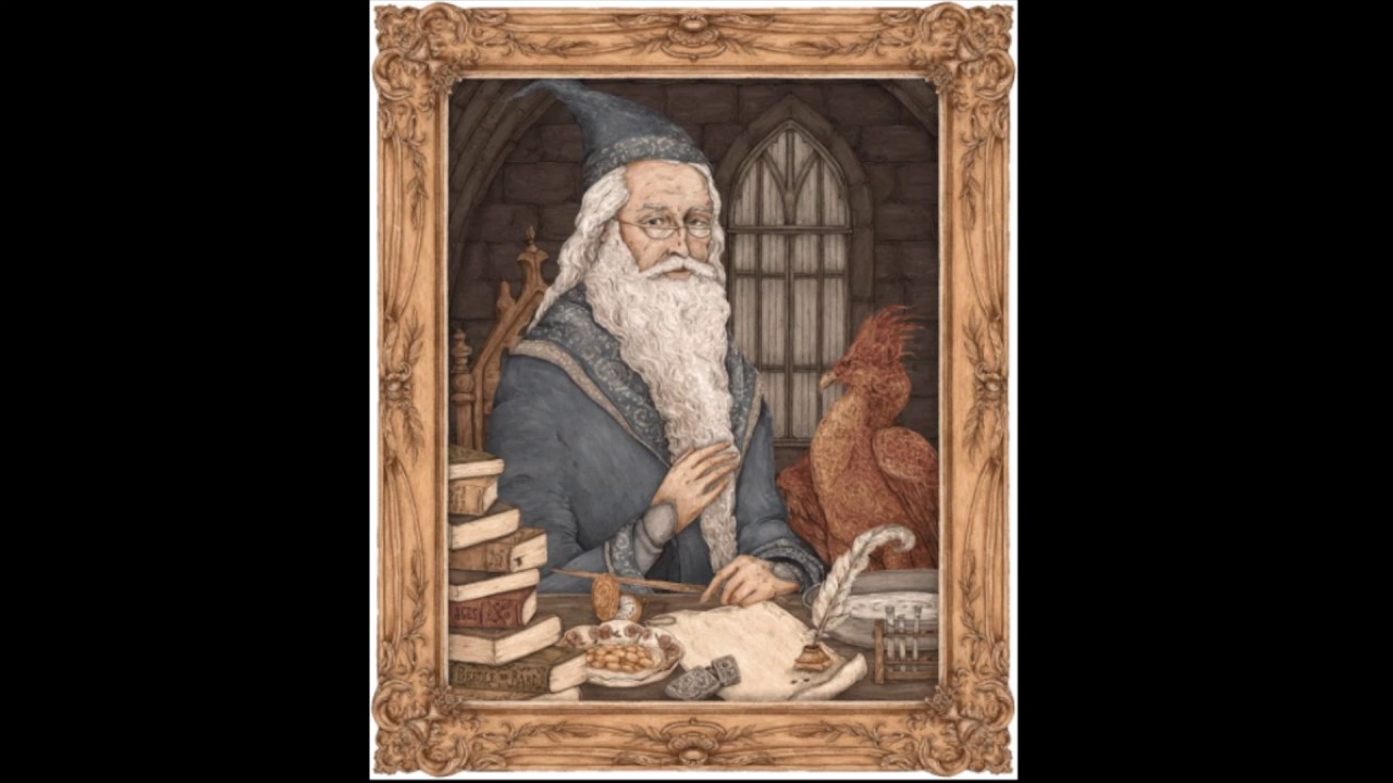 1280x720 Albus Dumbledore's Moving Portrait - Dumbledore Painting