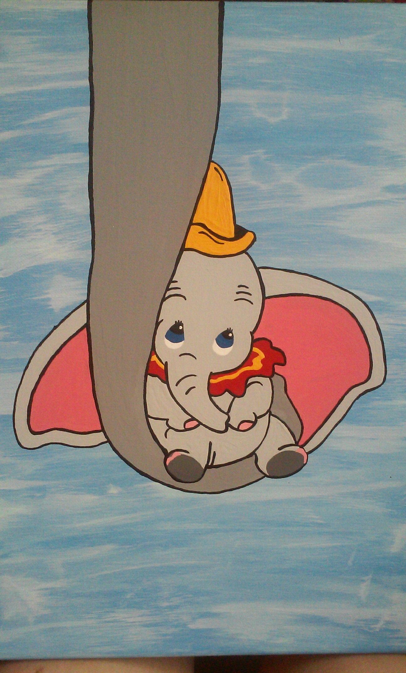 1296x2144 Dumbo Painting For My Mother. One Of The First Paintings I Did - Dumbo Painting