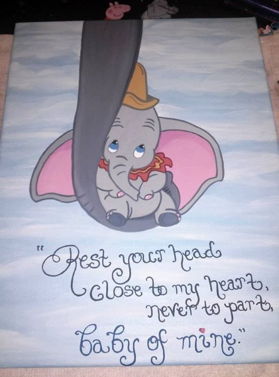 570x769 Pin By Desirie Renzo Gault On Jake Tatting, Babies - Dumbo Painting